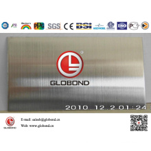 Globond Brushed Stainless Steel Sheet 041